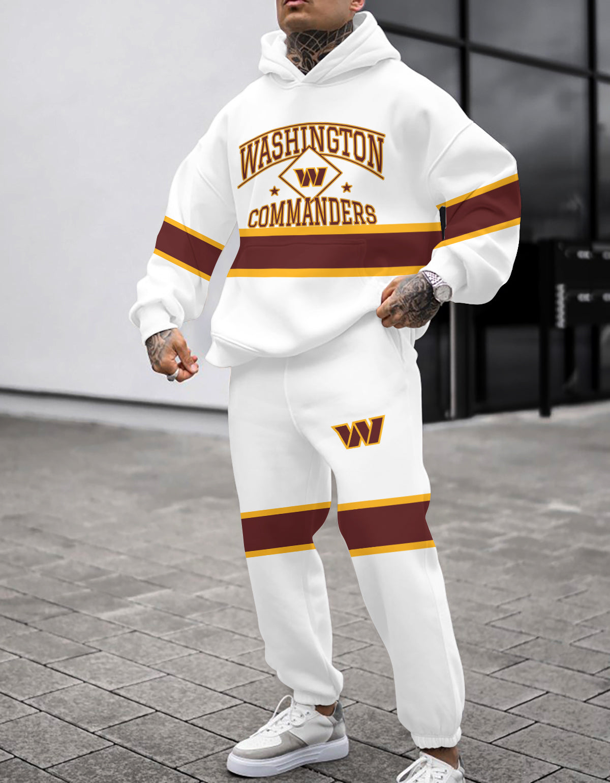 Washington Commanders Combo Pullover Hoodie And Sweatpants AZBTPHSP000489