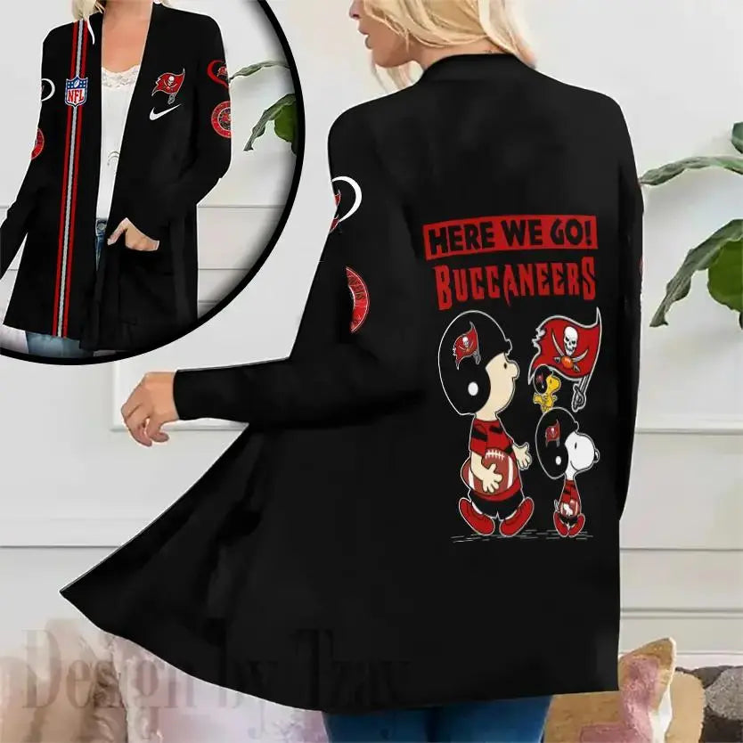 Tampa Bay Buccaneers Women Patch Pocket Cardigan BT186
