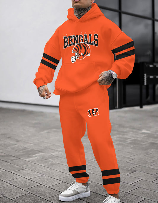 Cincinnati Bengals Combo Pullover Hoodie And Sweatpants AZBTPHSP000312