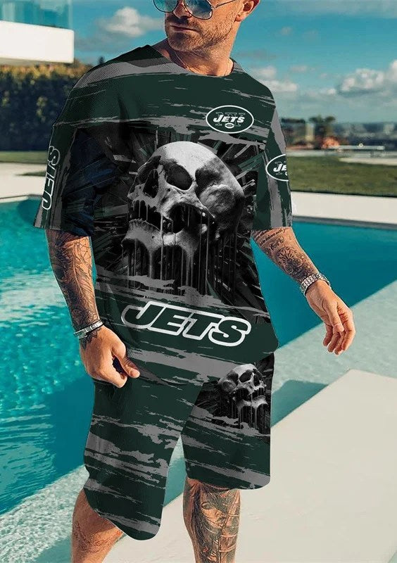 New York Jets T-shirt and Shorts AZTS589