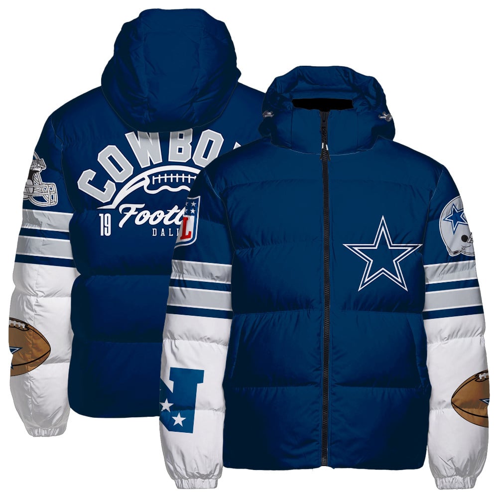 Dallas Cowboys CozyCloud Down Jacket AZBTDWJ000381