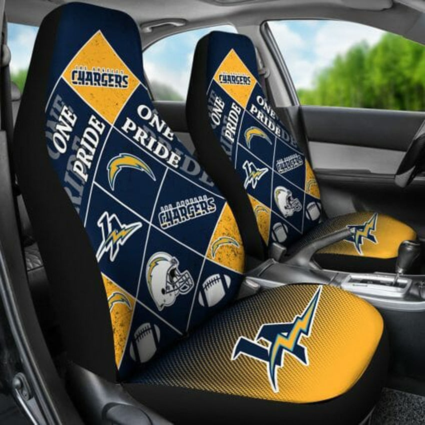Los Angeles Chargers Car Seat Covers BG514