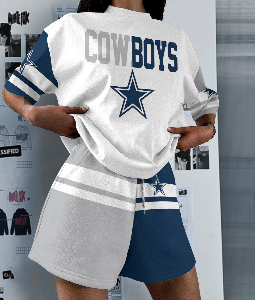 Dallas Cowboys  Limited Edition Top And Shorts Two-Piece Suits