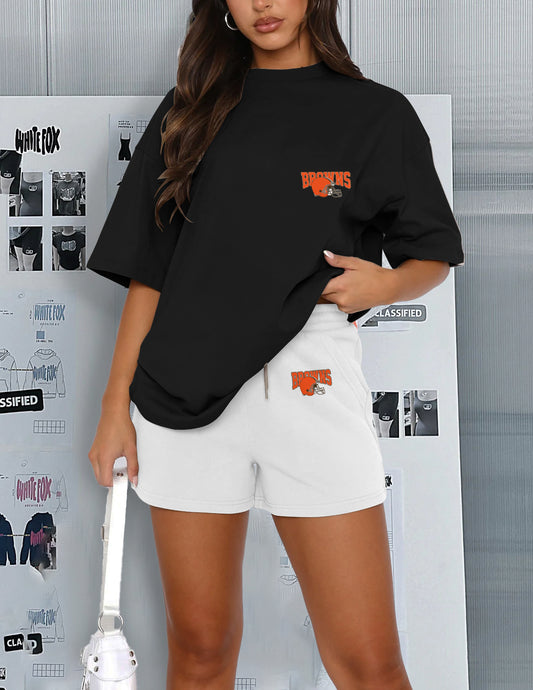 Cleveland Browns  Limited Edition Top And Shorts Two-Piece Suits (1)