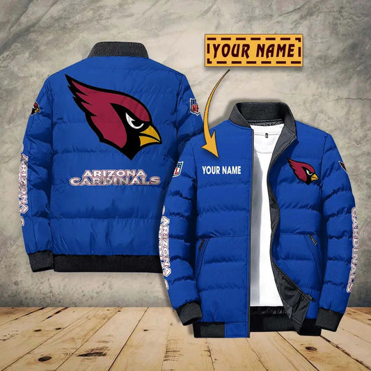 Arizona Cardinals New Personalized Winter Puffer Jacket AZBTPFKJ000001
