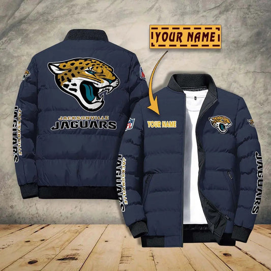 Jacksonville Jaguars New Personalized Winter Puffer Jacket AZBTPFKJ000007