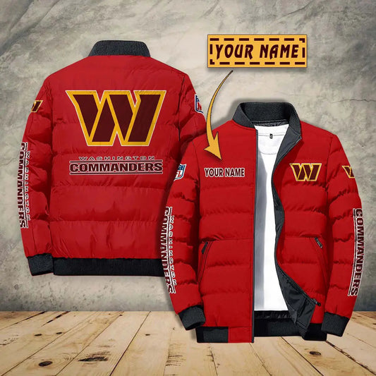 Washington Commanders New Personalized Winter Puffer Jacket AZBTPFKJ000014