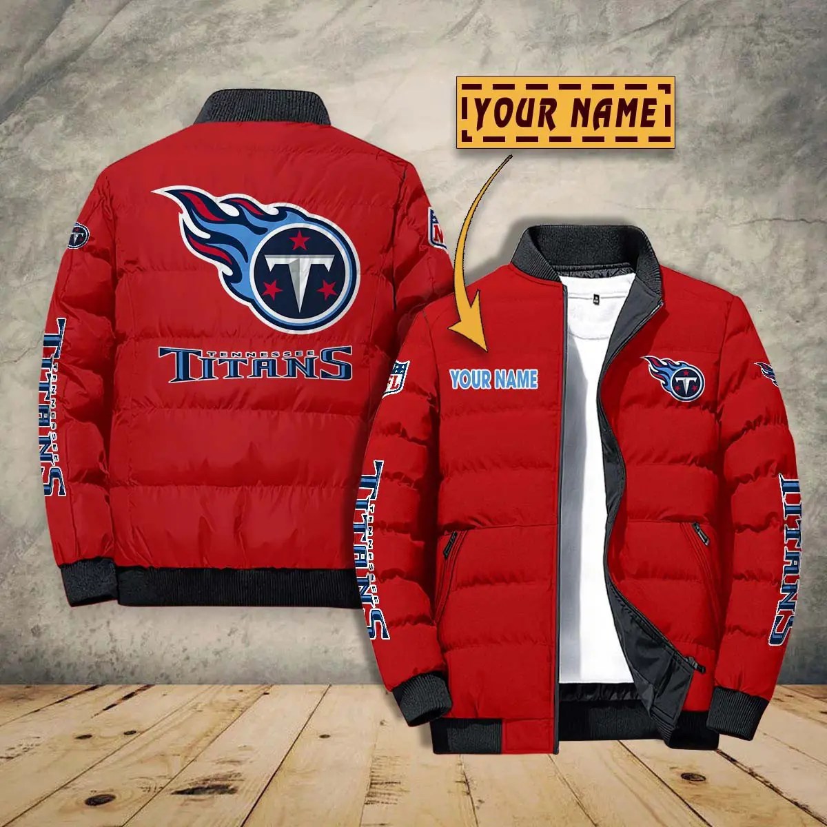 Tennessee Titans New Personalized Winter Puffer Jacket AZBTPFKJ000017