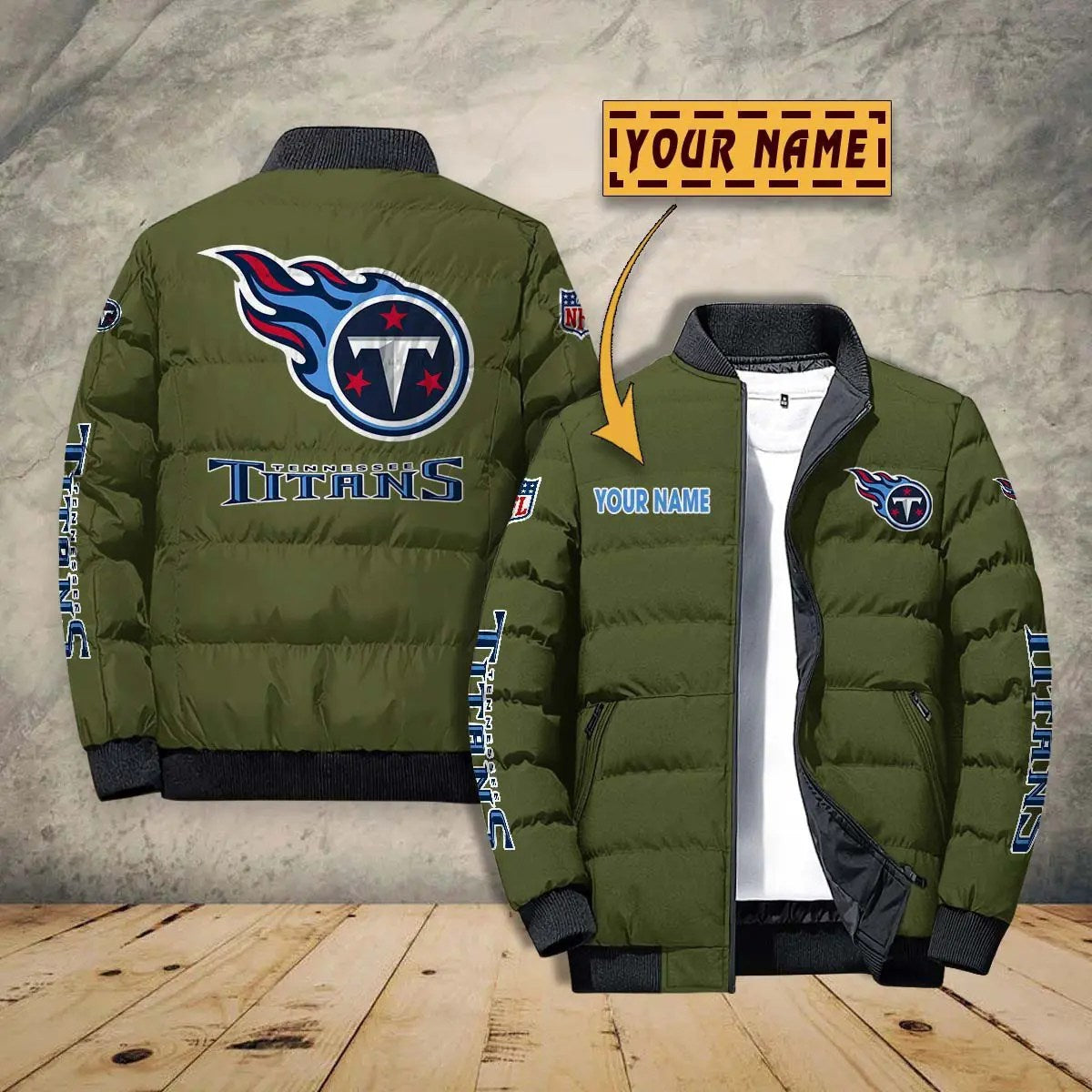 Tennessee Titans New Personalized Winter Puffer Jacket AZBTPFKJ000017