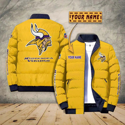 Minnesota Vikings New Personalized Winter Puffer Jacket AZBTPFKJ000018