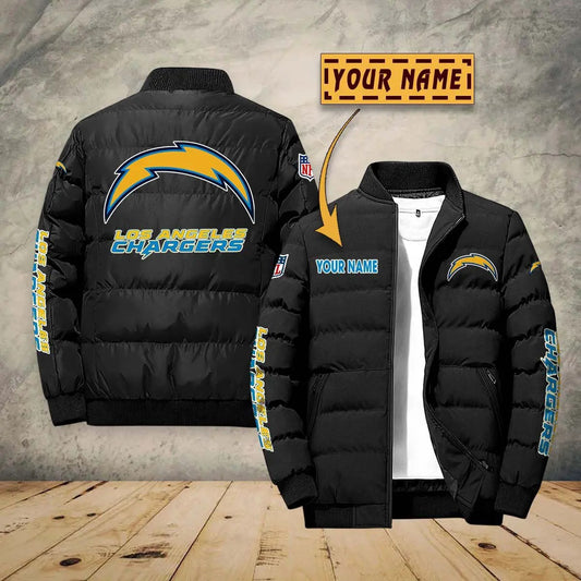 Los Angeles Chargers New Personalized Winter Puffer Jacket AZBTPFKJ000020