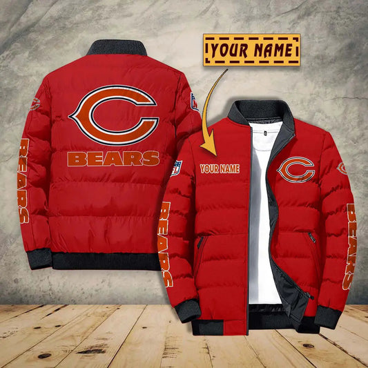 Chicago Bears New Personalized Winter Puffer Jacket AZBTPFKJ000022