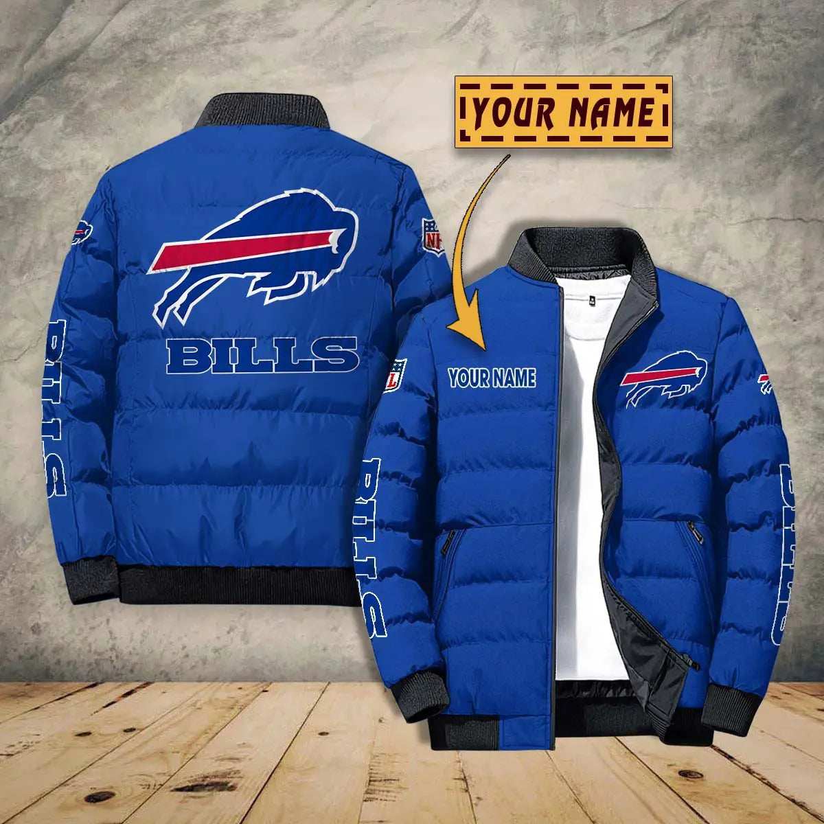 Buffalo Bills New Personalized Winter Puffer Jacket AZBTPFKJ000023