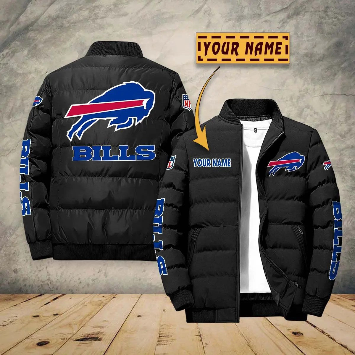Buffalo Bills New Personalized Winter Puffer Jacket AZBTPFKJ000023