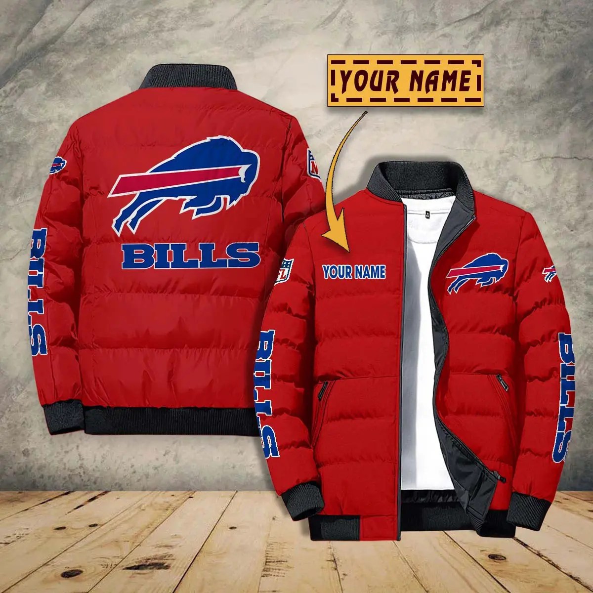 Buffalo Bills New Personalized Winter Puffer Jacket AZBTPFKJ000023