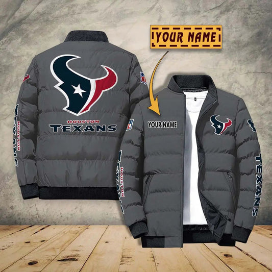 Houston Texans New Personalized Winter Puffer Jacket AZBTPFKJ000031