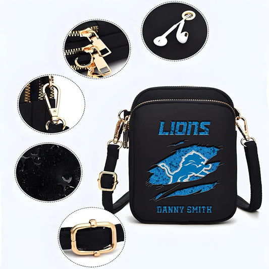 Detroit Lions Mini Crossbody Bag for Women New Trending 2025 AZBT2DMCB000037