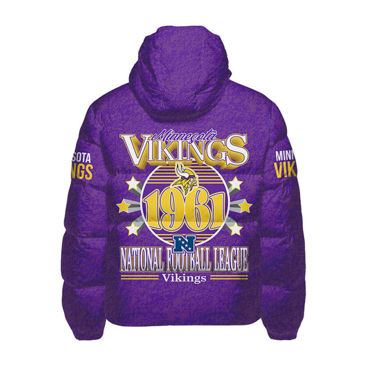 Minnesota Vikings CozyCloud Down Jacket AZBTDWJ000085