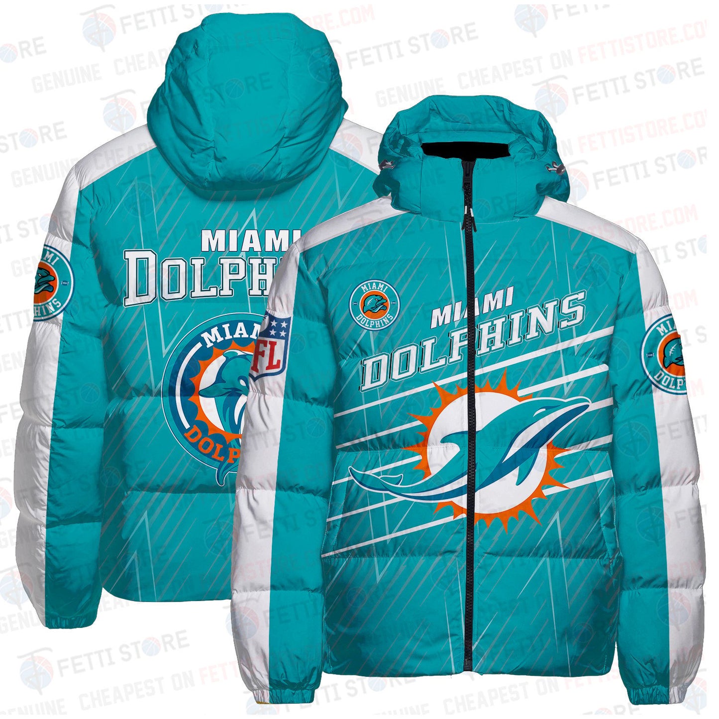 Miami Dolphins CozyCloud Down Jacket AZBTDWJ000192
