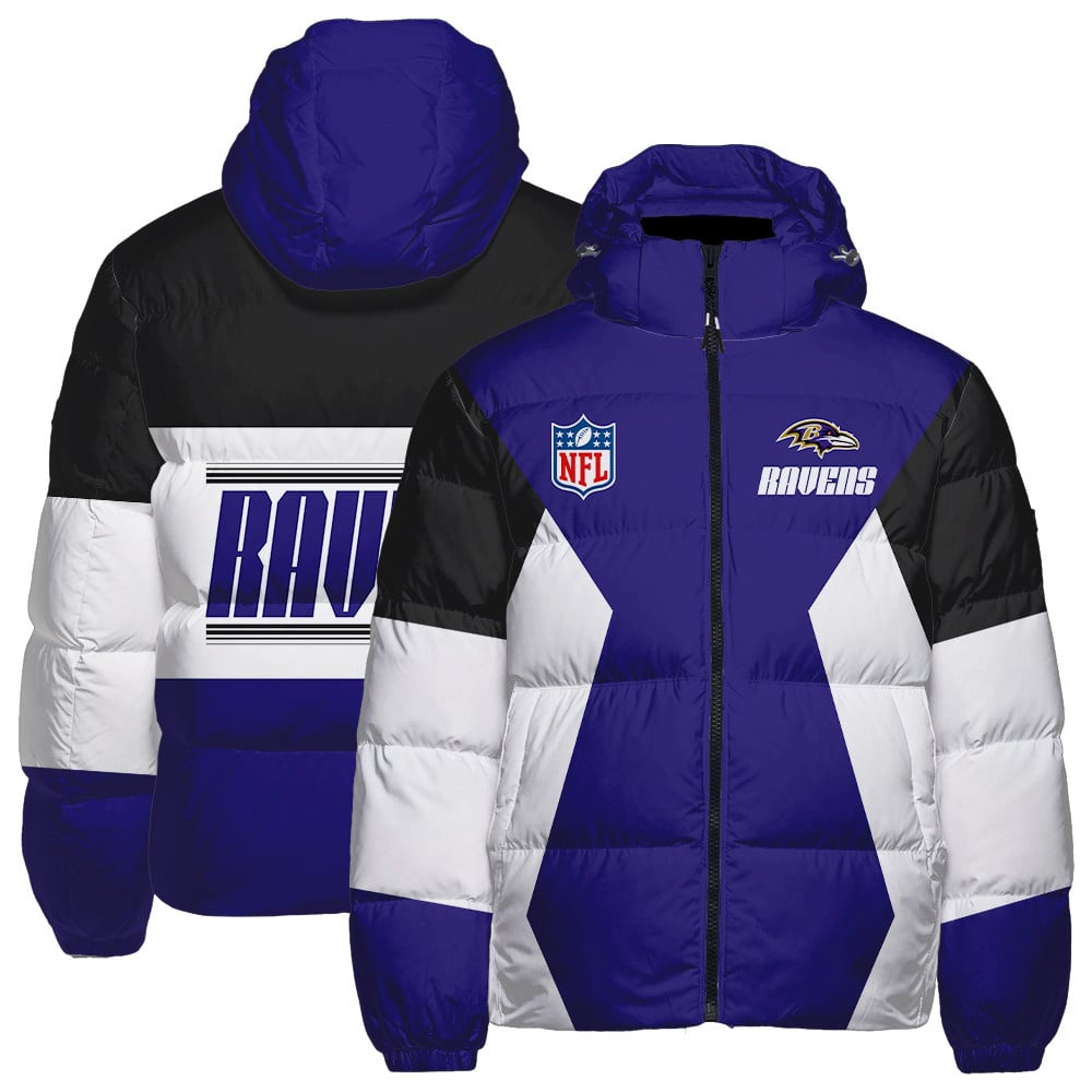Baltimore Ravens CozyCloud Down Jacket AZBTDWJ000134