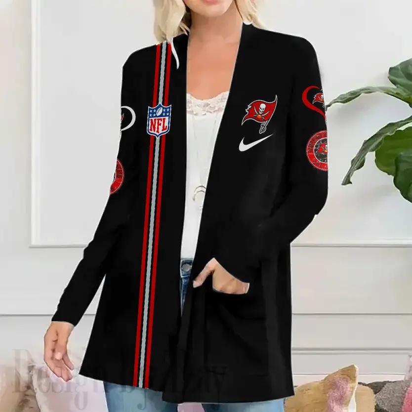 Tampa Bay Buccaneers Women Patch Pocket Cardigan BT186