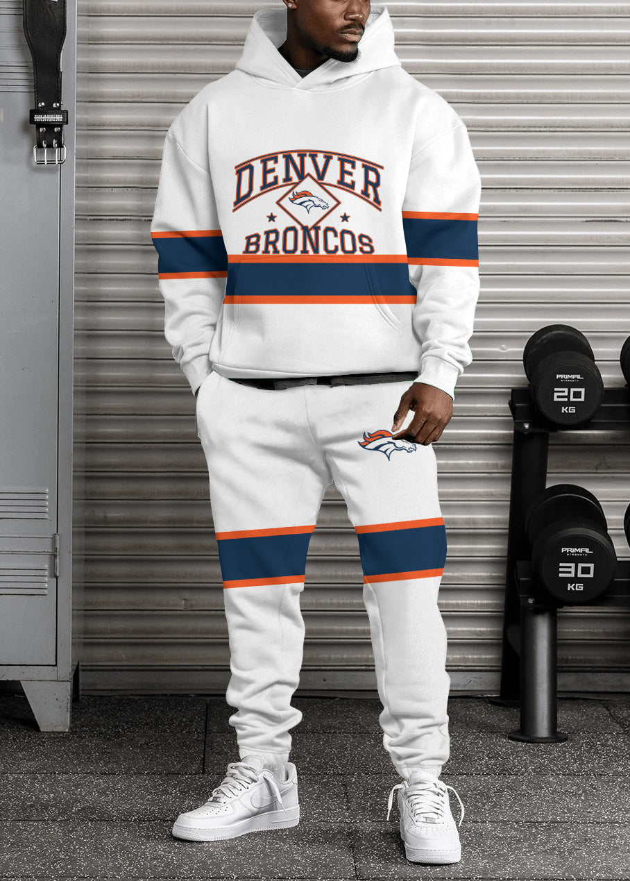 Denver Broncos Combo Pullover Hoodie And Sweatpants AZBTPHSP000400