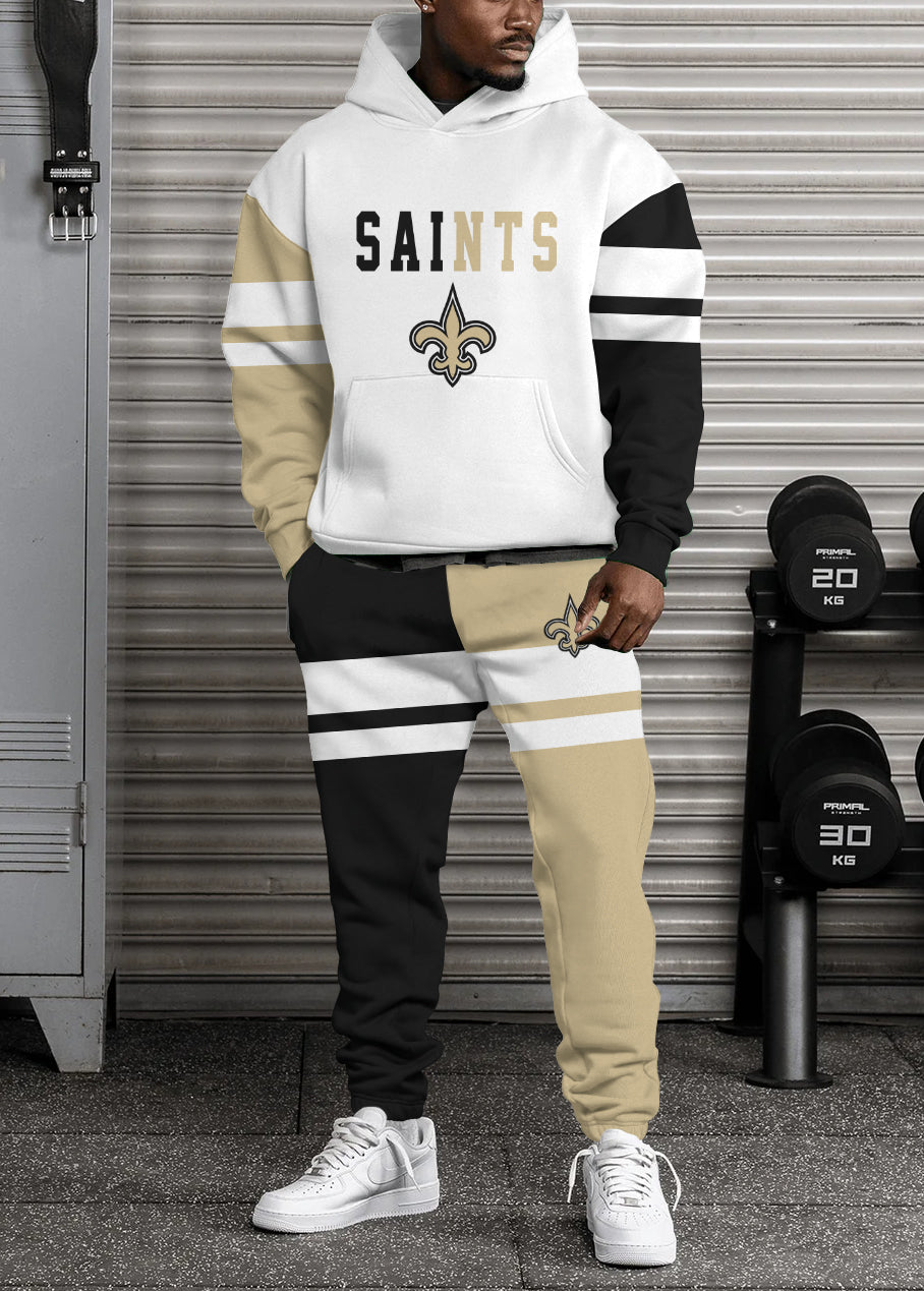 New Orleans Saints Combo Pullover Hoodie And Sweatpants AZBTPHSP000120