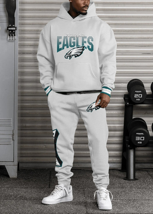 Philadelphia Eagles Combo Pullover Hoodie And Sweatpants AZBTPHSP000094