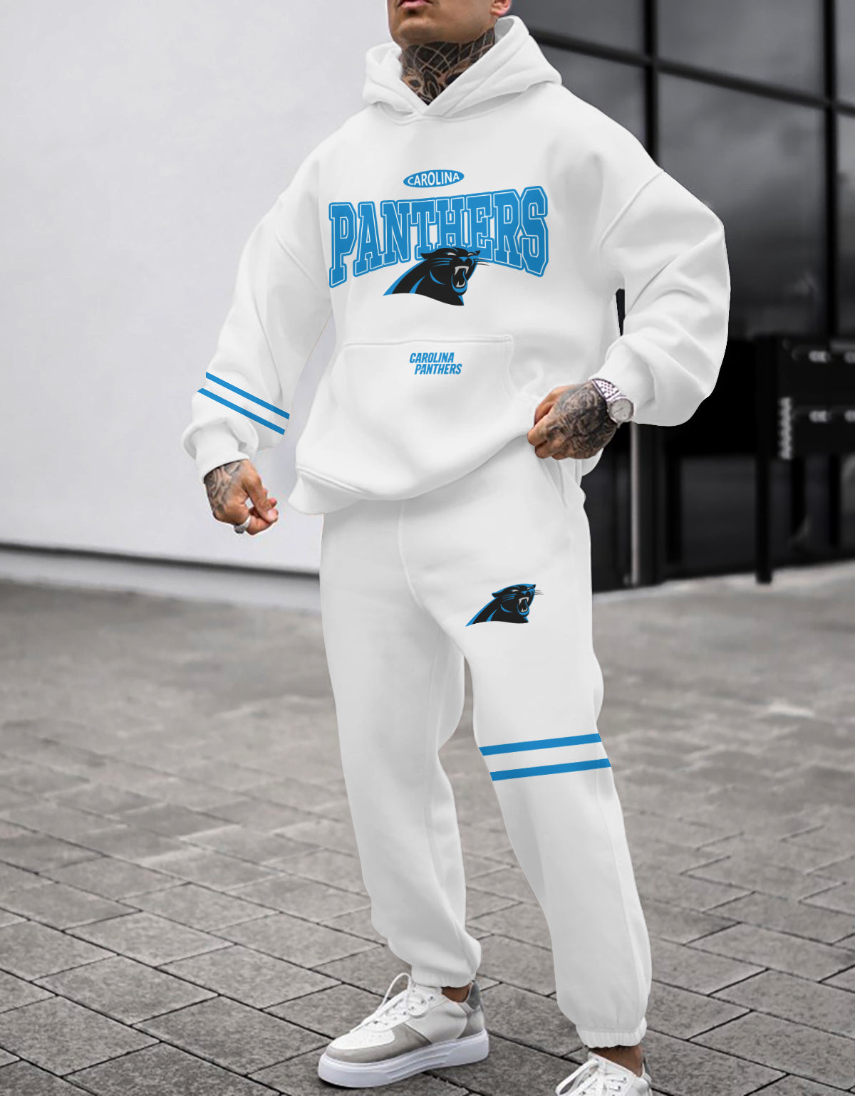 Carolina Panthers Combo Pullover Hoodie And Sweatpants AZBTPHSP000456