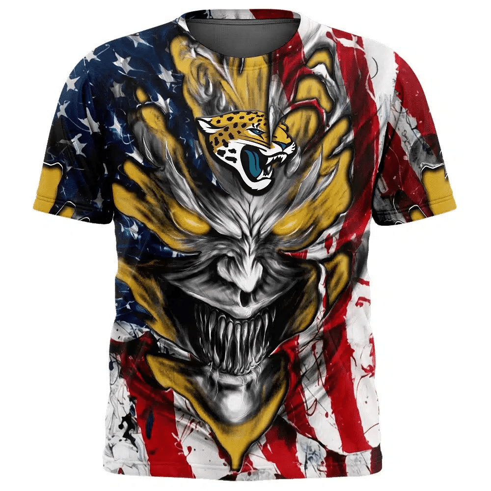 Jacksonville Jaguars All Over Printed T-shirt Sweatshirt Hoodie AZCHD582