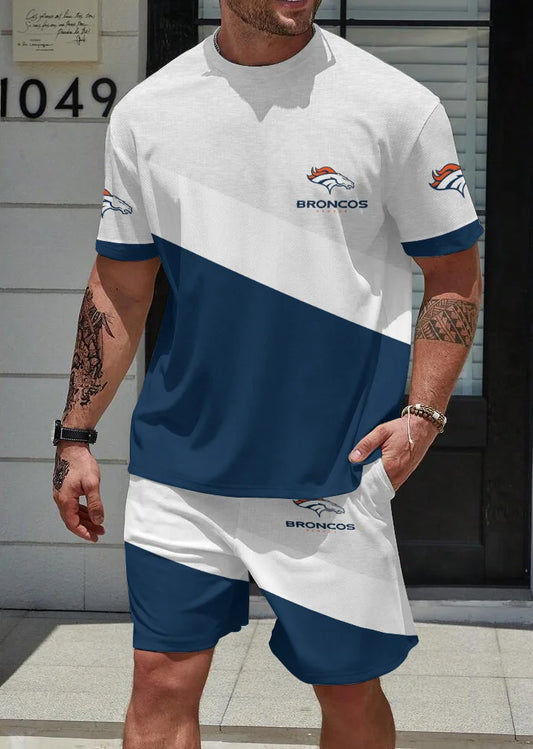 Denver Broncos T-shirt and Shorts AZBTTSAS000065