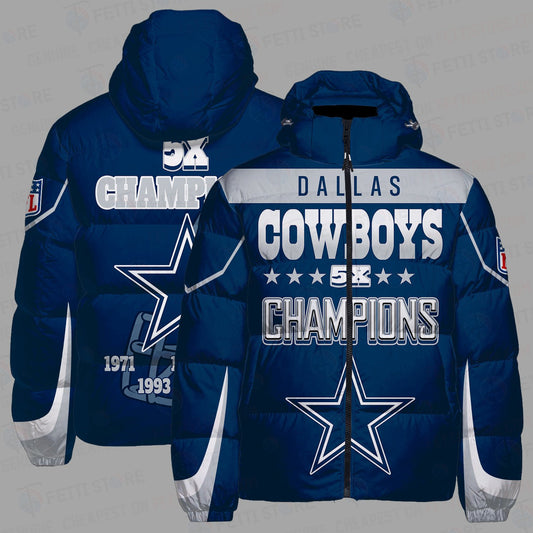 Dallas Cowboys CozyCloud Down Jacket AZBTDWJ000029