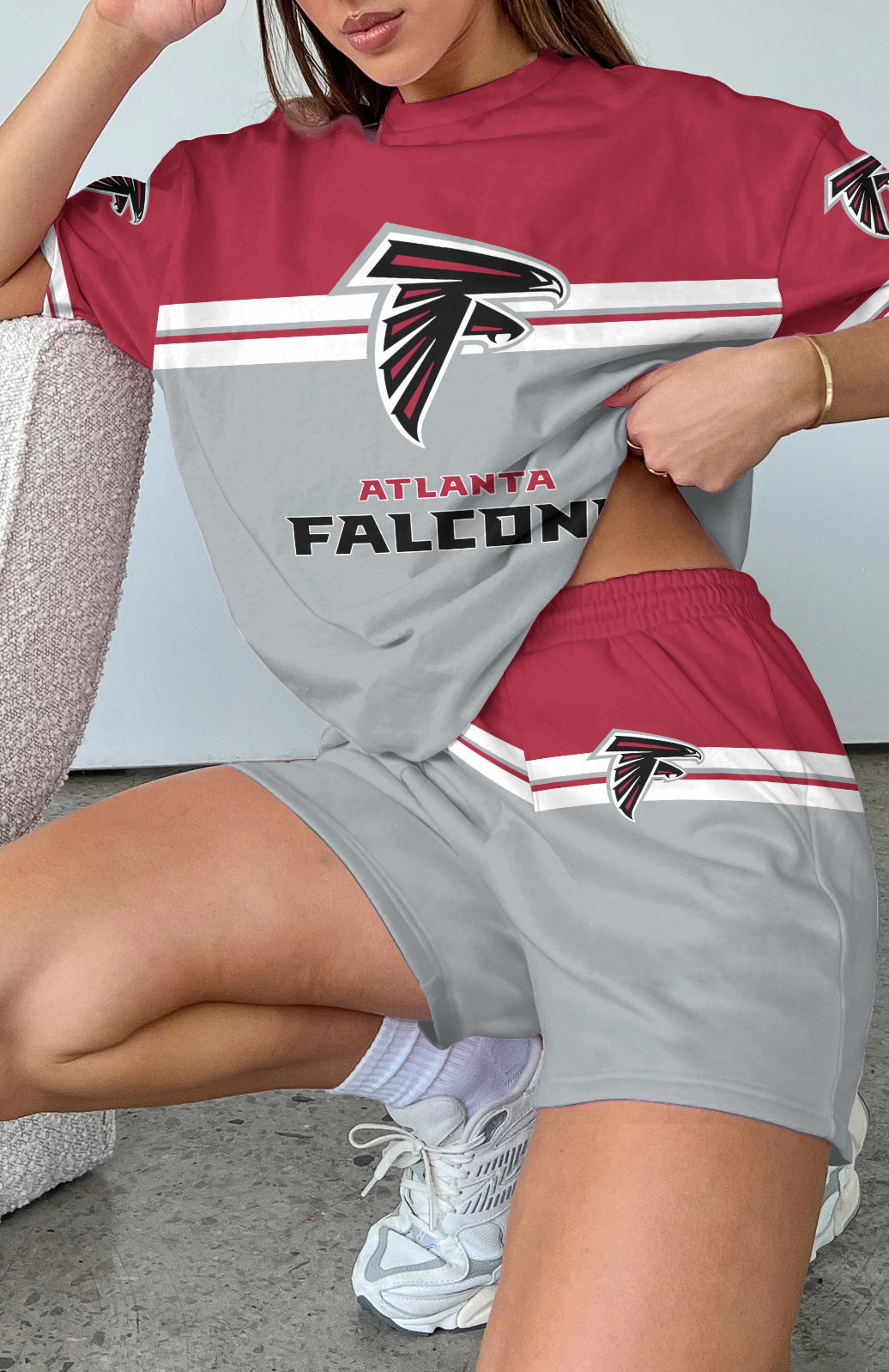 Atlanta Falcons Limited Edition Top And Shorts Two-Piece Suits