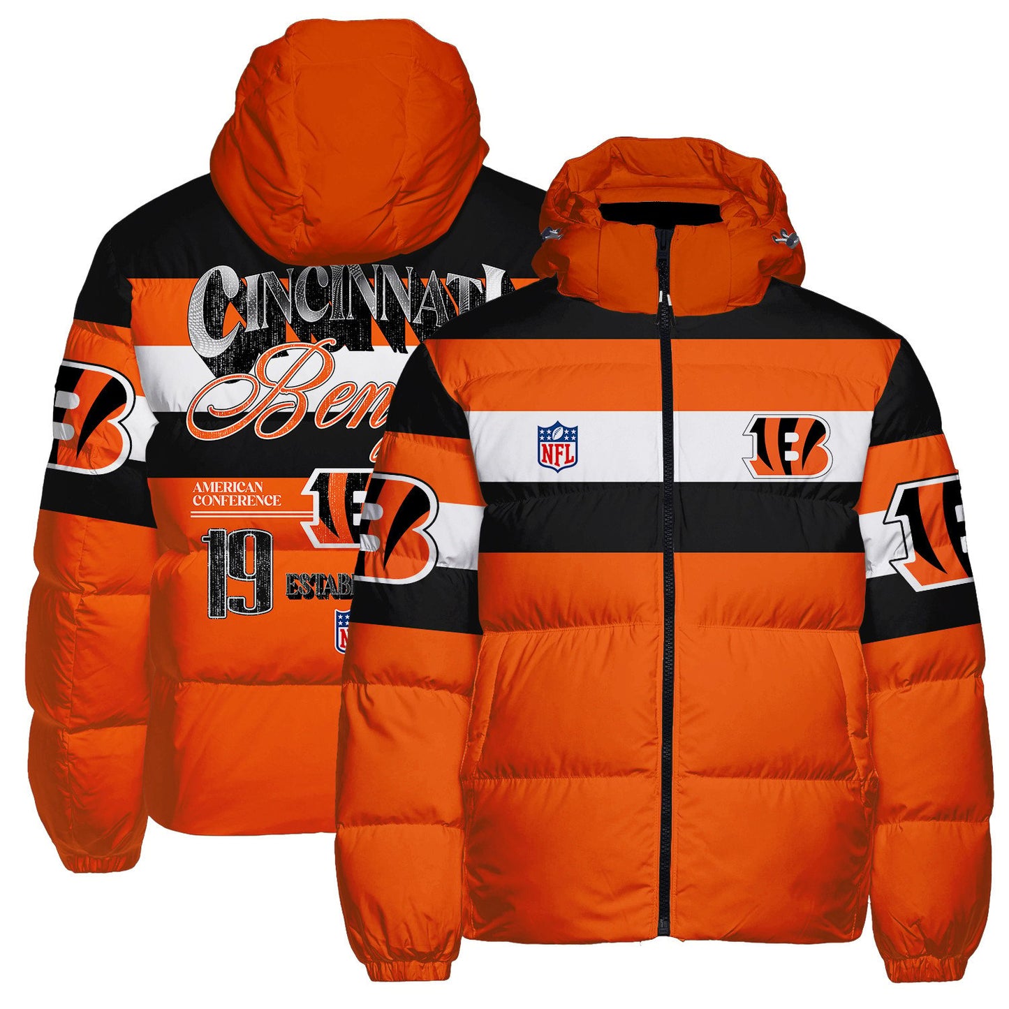 Cincinnati Bengals CozyCloud Down Jacket AZBTDWJ000308