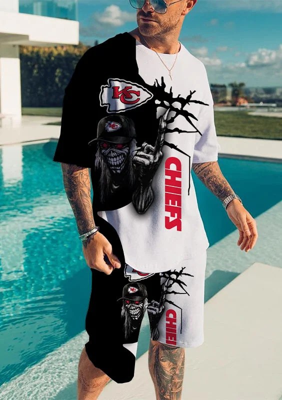 Kansas City Chiefs T-shirt and Shorts AZTS070