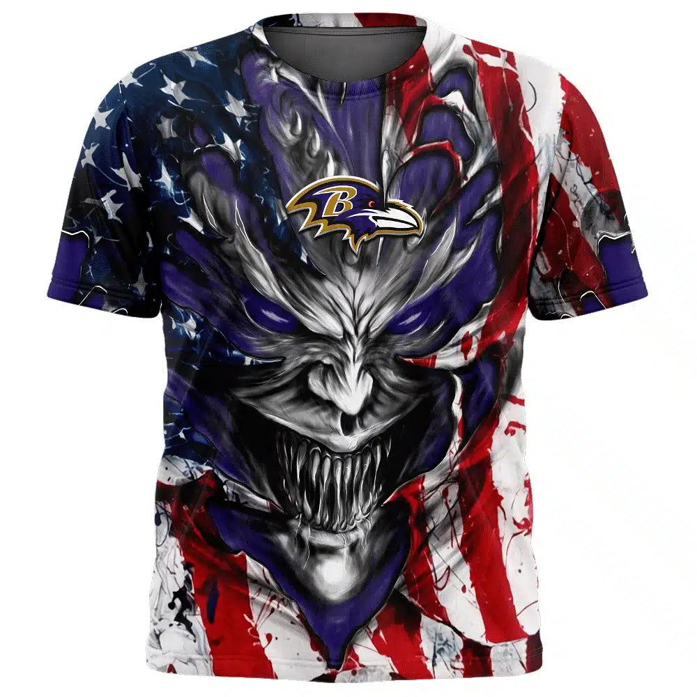 Baltimore Ravens All Over Printed T-shirt Sweatshirt Hoodie AZCHD570