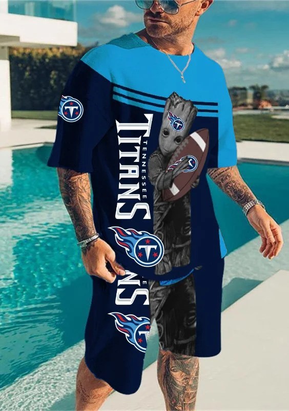 Tennessee Titans T-shirt and Shorts AZTS617