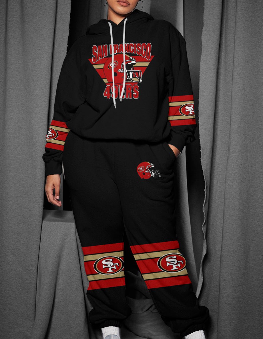 San Francisco 49ers Combo Pullover Hoodie And Sweatpants AZBTPHSP000019