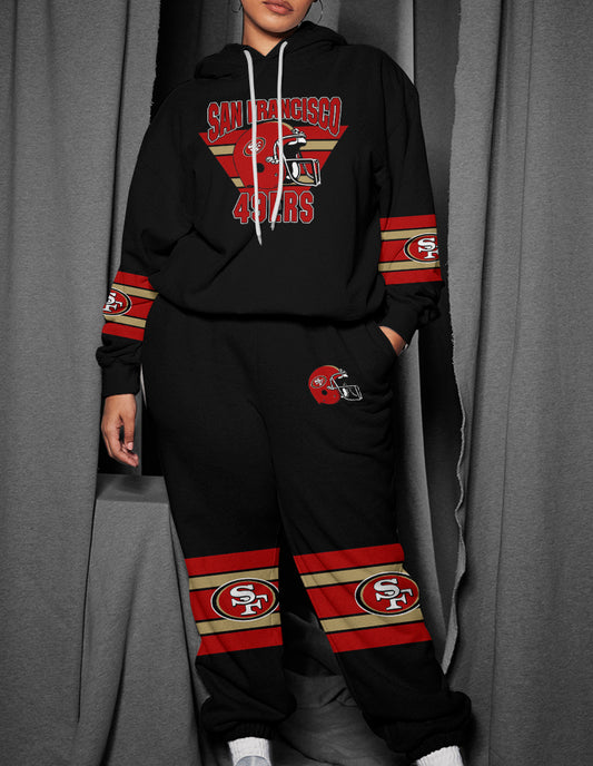 San Francisco 49ers Combo Pullover Hoodie And Sweatpants AZBTPHSP000019