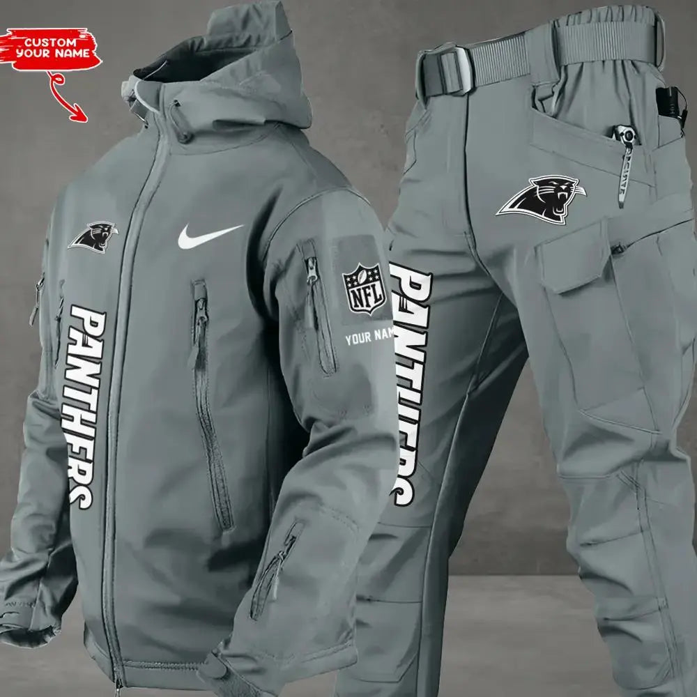 Carolina Panthers Outdoor Jacket and Pants 000023