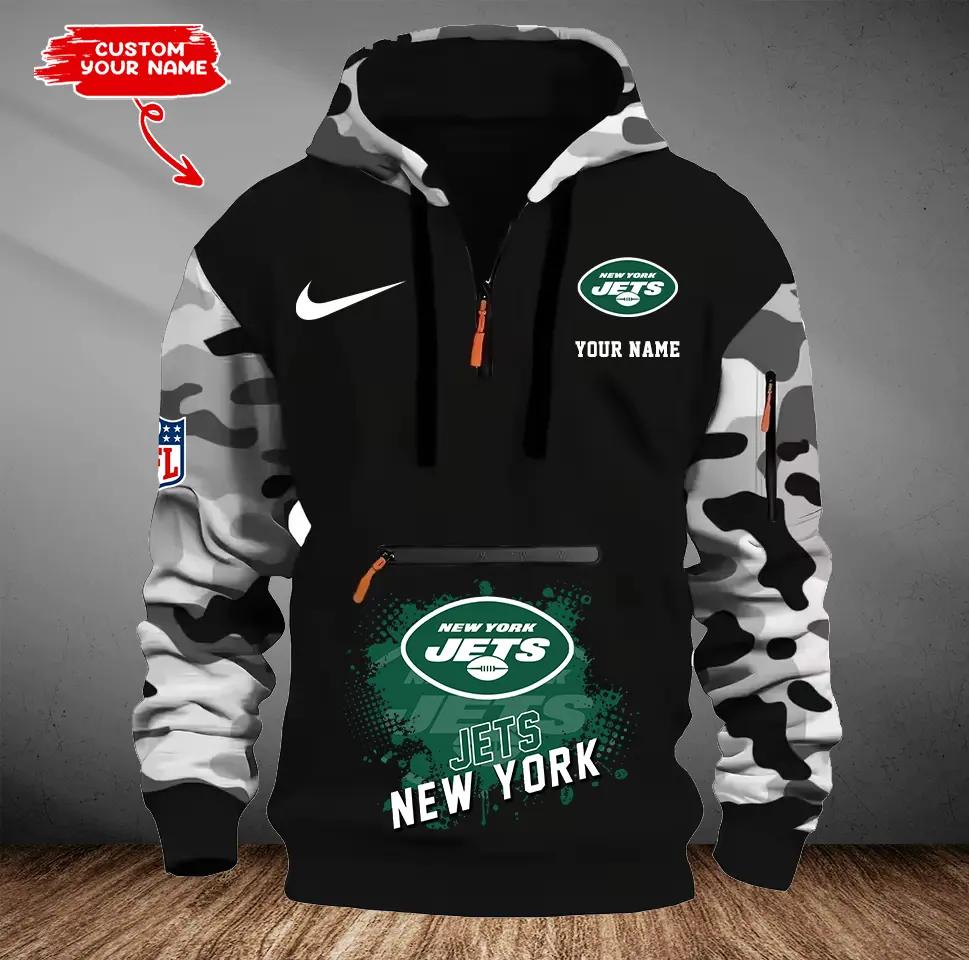 New York Jets Camouflage Hooded Sweatshirt HA56