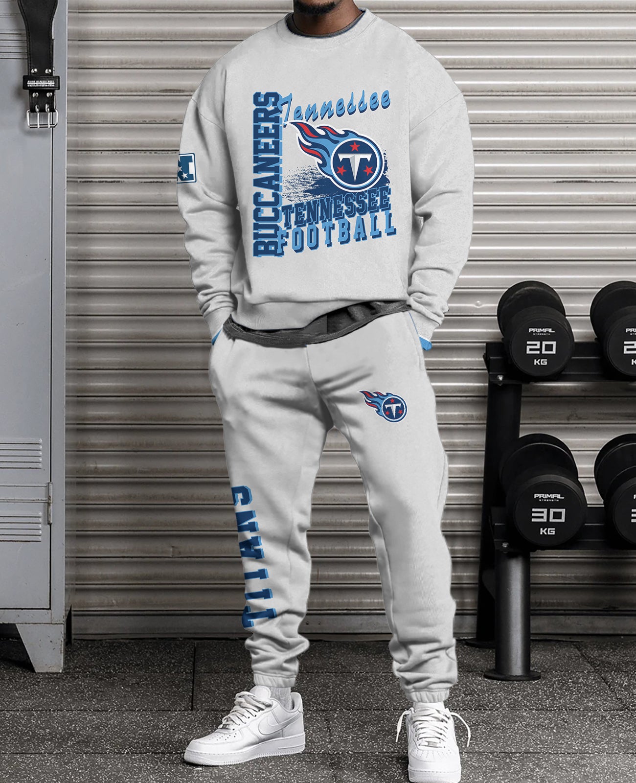Tennessee Titans Combo 3D Sweatsuit and Sweatpants Unisex CBSP191