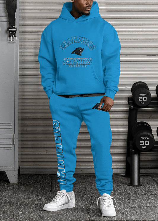 Carolina Panthers Combo Pullover Hoodie And Sweatpants AZBTPHSP000097
