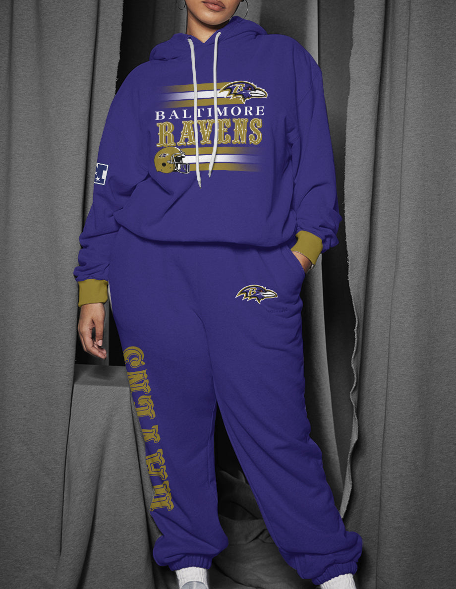 Baltimore Ravens Combo Pullover Hoodie And Sweatpants AZBTPHSP000164