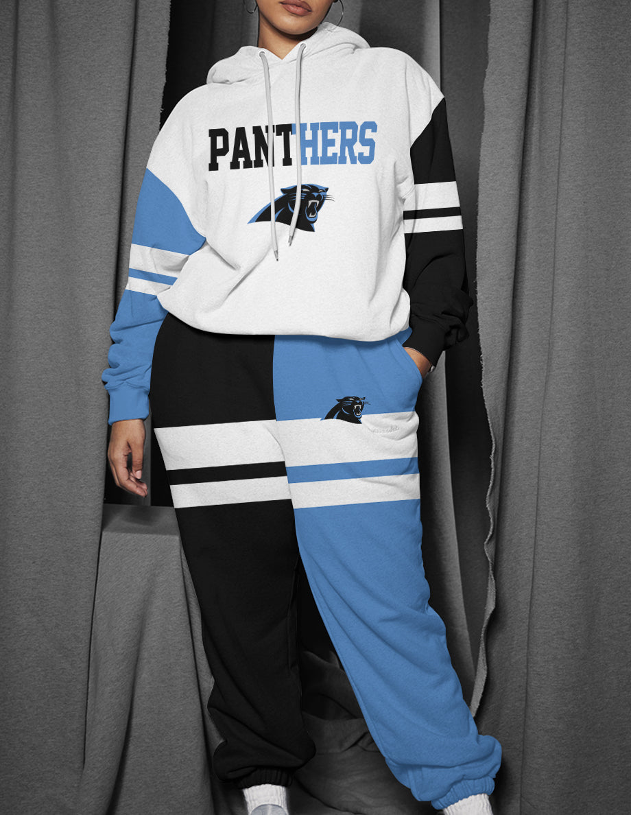 Carolina Panthers Combo Pullover Hoodie And Sweatpants AZBTPHSP000213