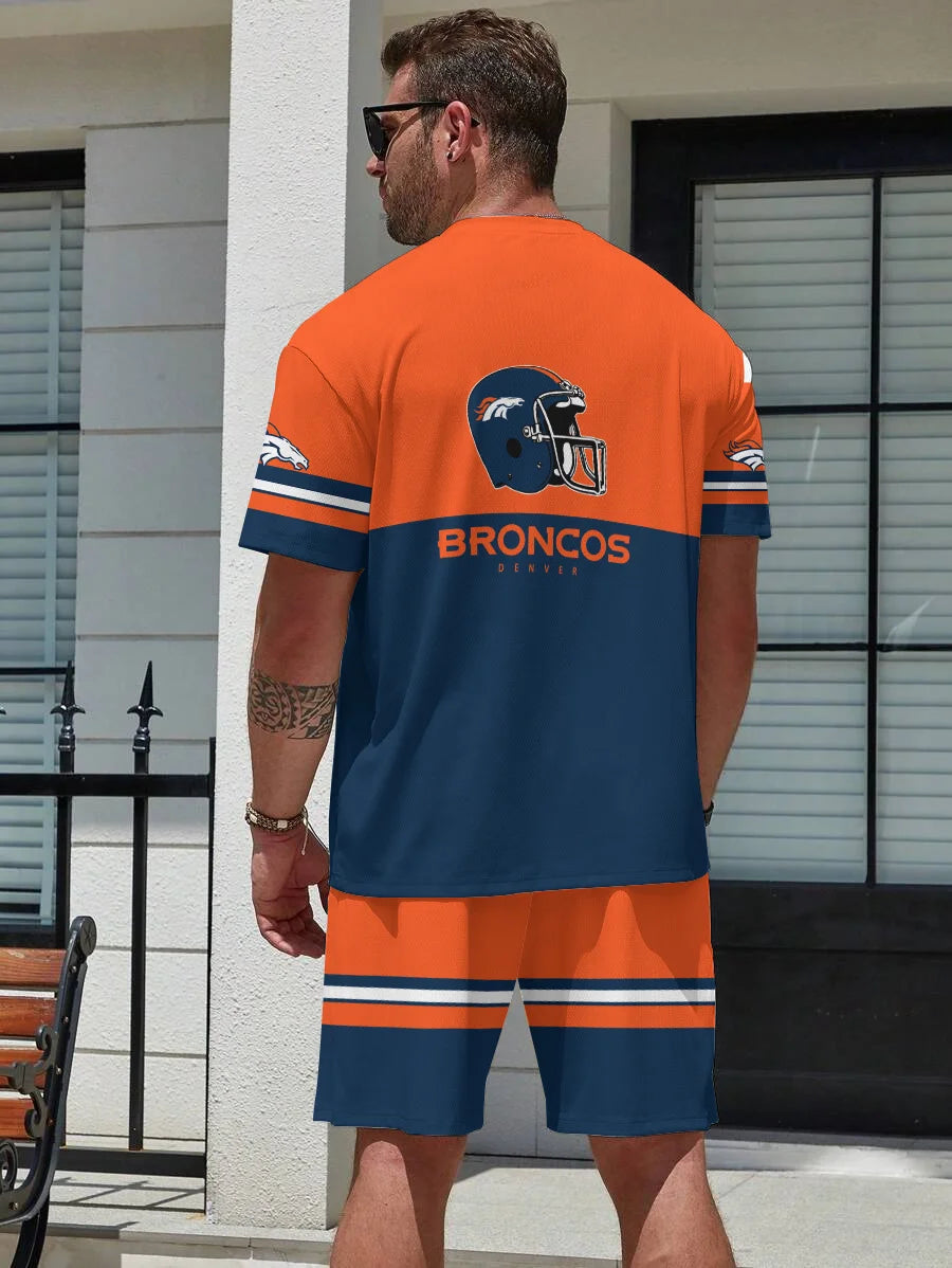 Denver Broncos T-shirt and Shorts AZBTTSAS000059