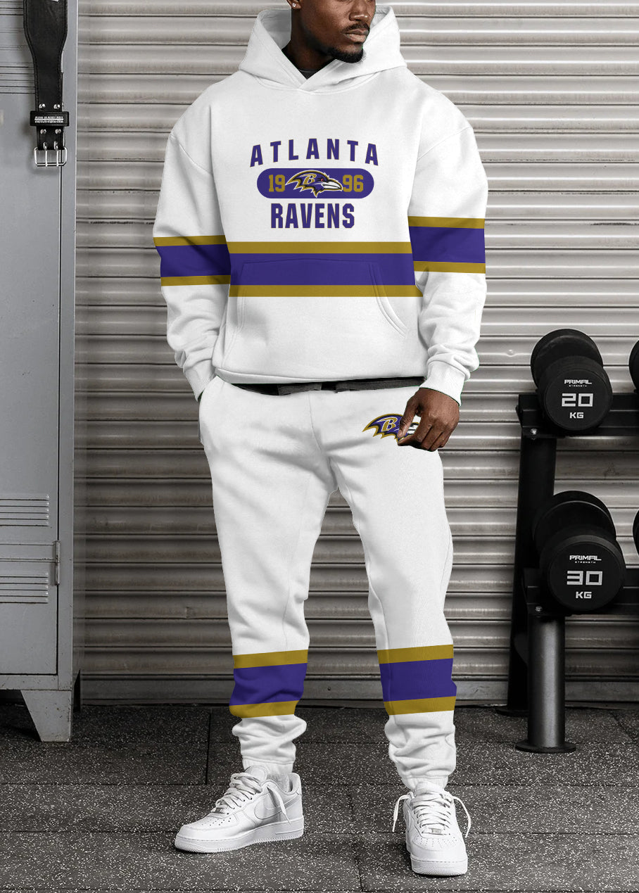 Baltimore Ravens Combo Pullover Hoodie And Sweatpants AZBTPHSP000364