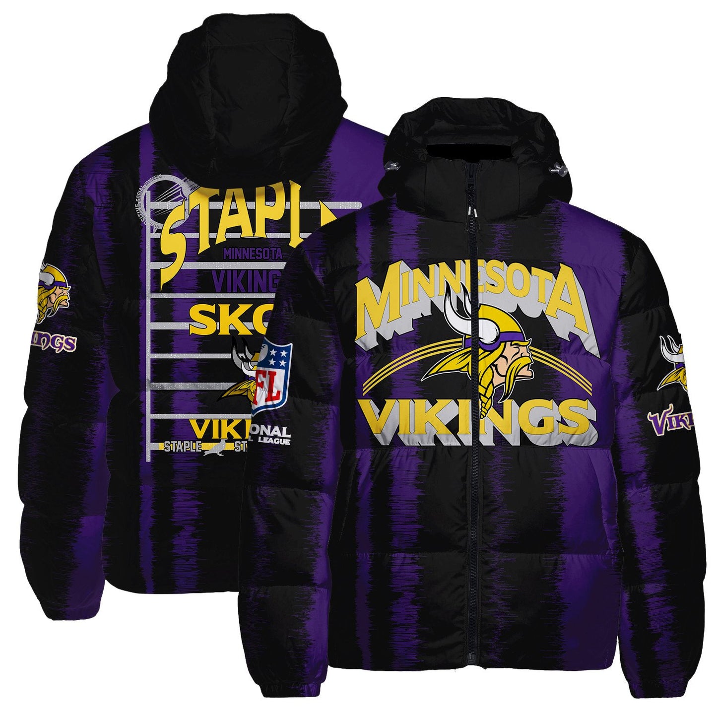 Minnesota Vikings CozyCloud Down Jacket AZBTDWJ000227