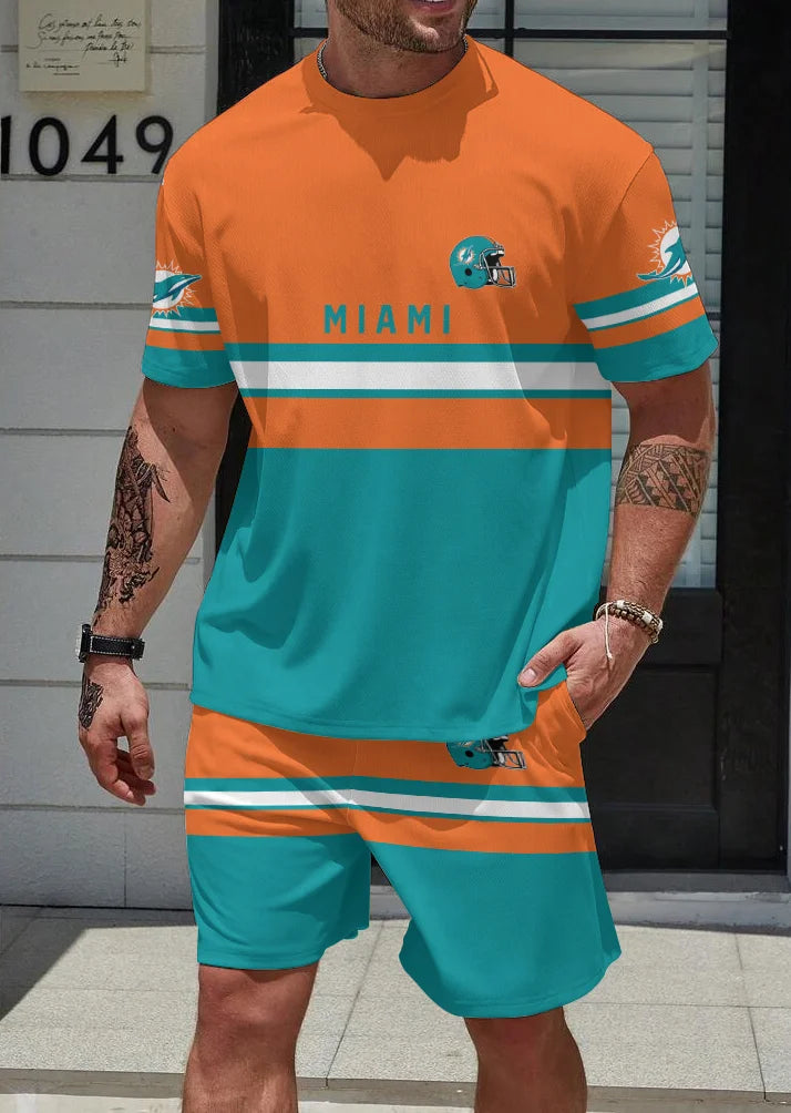 Miami Dolphins T-shirt and Shorts AZBTTSAS000055