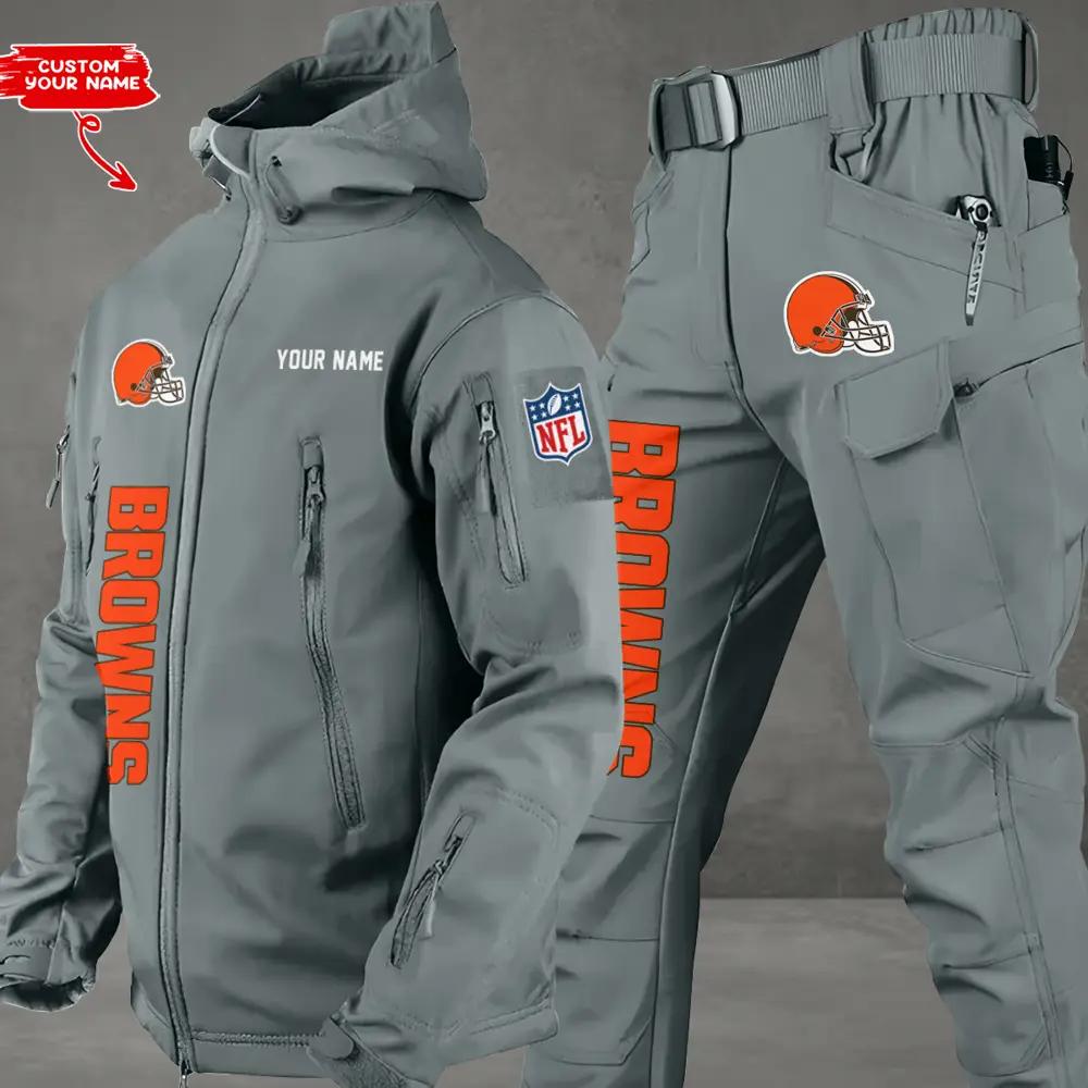 Cleveland Browns Outdoor Jacket and Pants 000154